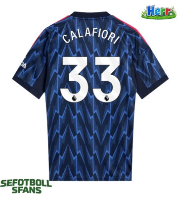 Arsenal Riccardo Calafiori #33 Bortatröja 2025-26 Kortärmad